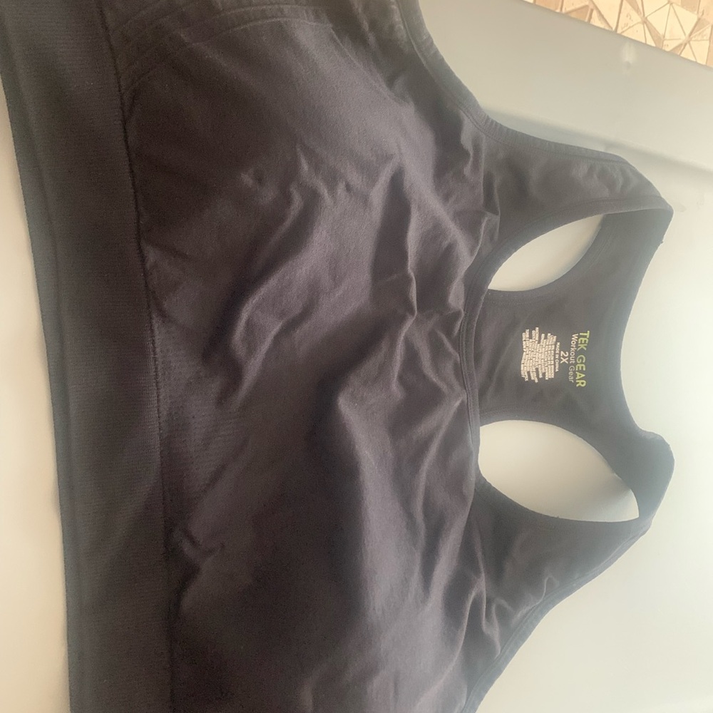 Black Sports Bra